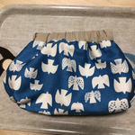 丸めのオリジナルバネポーチ ハンドメイド ミナペルホネン好きにも
