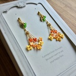 刺繍糸の花＊ちいさな金木犀