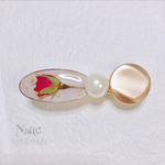 one rose パールヘアクリップ