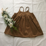 【90・100cm】フレンチコーデュロイ♡キャミワンピ