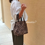 レオパードファー🐆大人バッグ