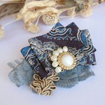 attractive Paisley  Ribbon  ヘアクリップ