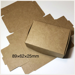 再入荷*ギフトボックス15枚set*89×62×25mm クラフト定形外規定内サイズ*