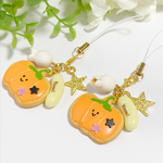 ハロウィンアイシングクッキーストラップ（かぼちゃ）