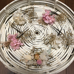 ドライフラワー 髪飾り 