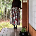 銘仙羽織からテアードタックスカートＭ期間限定お値下げ！