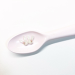 flowerパールうさぎピアス/イヤリング
