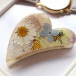 No.112 お花のバンスクリップ〜ハート〜
