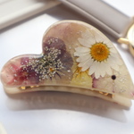 No.113 お花のバンスクリップ〜ハート〜