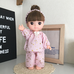 メルちゃん、ソランちゃんの服＊パジャマ&ヘアバンドセット