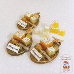 Honeycomb朝食プレート風⚘ミックスタイプ (ミニチュア・ドールハウス)