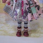 ブライスのかわいい革のブーツ☆ハンドメイド