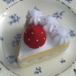 🍓イチゴショートケーキ 『フルーツケーキシリーズ』フェルト ままごと