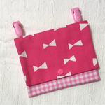 専用ページ＊移動ポケット リボン×チェック ピンク 2個