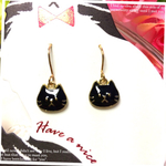 黒にゃんこ❤︎ぷっくりピアス