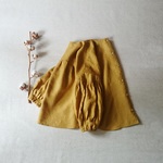 【再販3】リネン2WAYタックスリーブブラウス　mustard