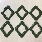 GREEN DIAMOND FLAME ACRYLIC PARTS