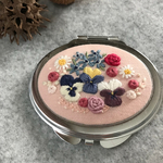 7×6楕円刺繍コンパクトミラー