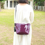 軽量！エナメルショルダーバッグM
