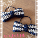 chibita1014様オーダー品  リボンのヘアゴム2個セット