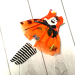 ハロウィンワンピースと靴下セット（オビツ11サイズ③）