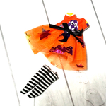 ハロウィンワンピースと靴下セット（オビツ11サイズ④）