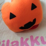 ハロウィンクッション　カボチャのおばけ