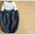 再販♪【オーダーメイド】　〜木洩れ陽〜　レースデニムワンピ