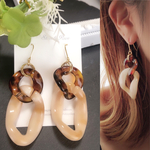 レオパードチェーンピアス