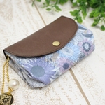 小さなお財布＊リバティプリント【Small Susanna】グレーA