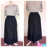 ☆琉球絣 絹 1点ものスカート 着物リメイク☆