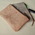 イタリアワックスレザー  フリーポーチ   通帳入れ