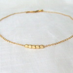Tiny gold metal・小さなゴールドメタルネックレス