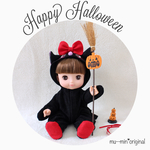 ソランちゃん ハロウィン 黒猫コスチューム レミンちゃん メルちゃんハンドメイド