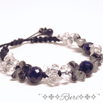 再販＊6༅೫夜明けの流星群೫༅ 天然石 パワーストーン ブレスレット
