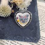 silver cat おしゃれフラワーハートリング♡