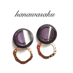 アンティークボタンピアス/イヤリング