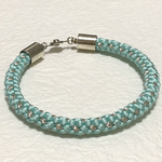 手組み組紐ブレスレット - 空色 -