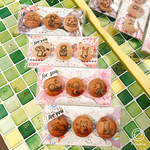 送料無料♪ ハンドメイド ウッド マグネット 3個セット ウッドバーニング