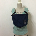 [  sale'☆エルゴ抱っこひもお出かけポーチ(男前デニム×モダン水玉)