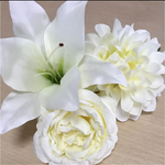 髪飾り ヘッドドレス ダリア 薔薇 百合 和装小物 ドレスにも 結婚式