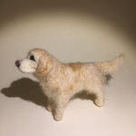 フェルト犬　ゴールデンレトリーバー 先輩さん　<MW129>
