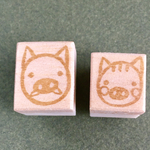 いのししの親子