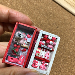 S様専用ページ　いちごのミニチュアボックス　くまちゃん付き　再販