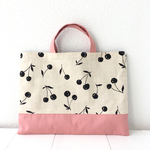 cherry×coral pink＊レッスンバッグ