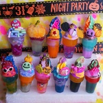 特別セール🤣🤣  🎃👻🍦🍹 🤣❤️‼️  HALLOWEEN 🎃   ミニチュア   ドールハウス  パフェ ケーキ  カフェ アイス  フード