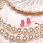 ハリボーグミのピアス♡ピンク