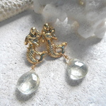 ☆再販☆　Mermaid with gems <green amethyst>