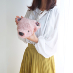 【S】ピンクのくまカメラカバー  