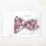 新作 bonpoint起用柄リバティリボン pinwheel   bow ヘアリボンクリップピン フェリシテ フレーズ  Mサイズ